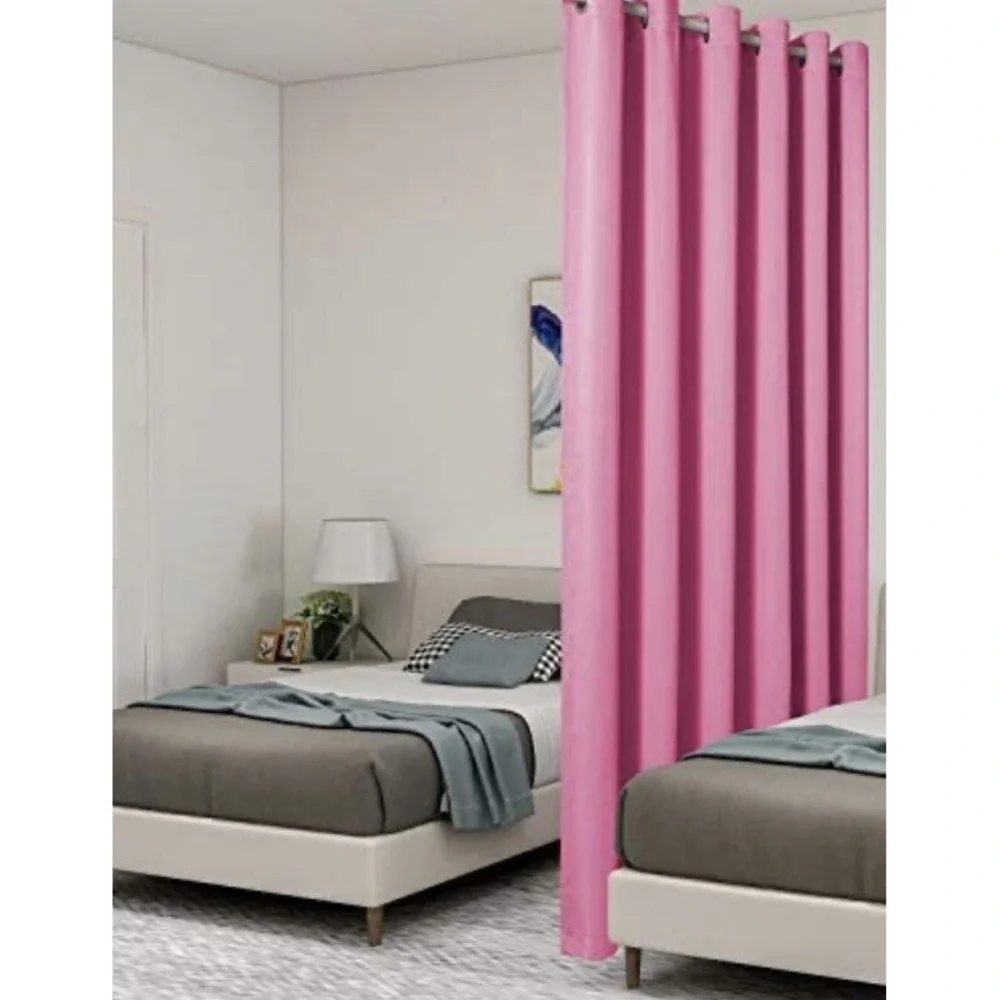 LORDTEX Baby Pink Room Divider Curtains‎ 15 ft x 8 ft PINK